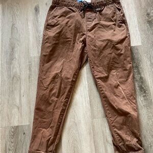 Old Navy Men's Rust Brown Jogger Sweatpants